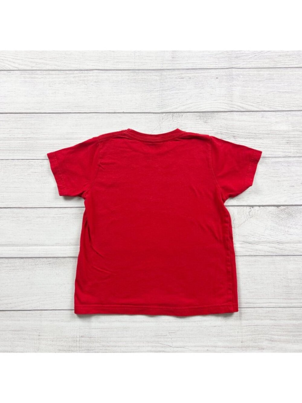 Rabbit Skins Kids Red Pre-K Graphic T-Shirt Short Sleeve School 5-6 - Picture 4 of 4